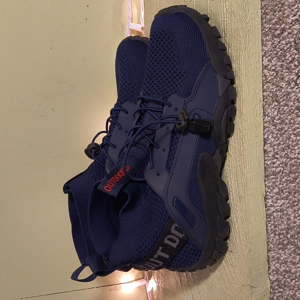Women's Outdoors Navy Hiking Track Sole Tread Sock Sneaker 39 - Picture 12 of 12